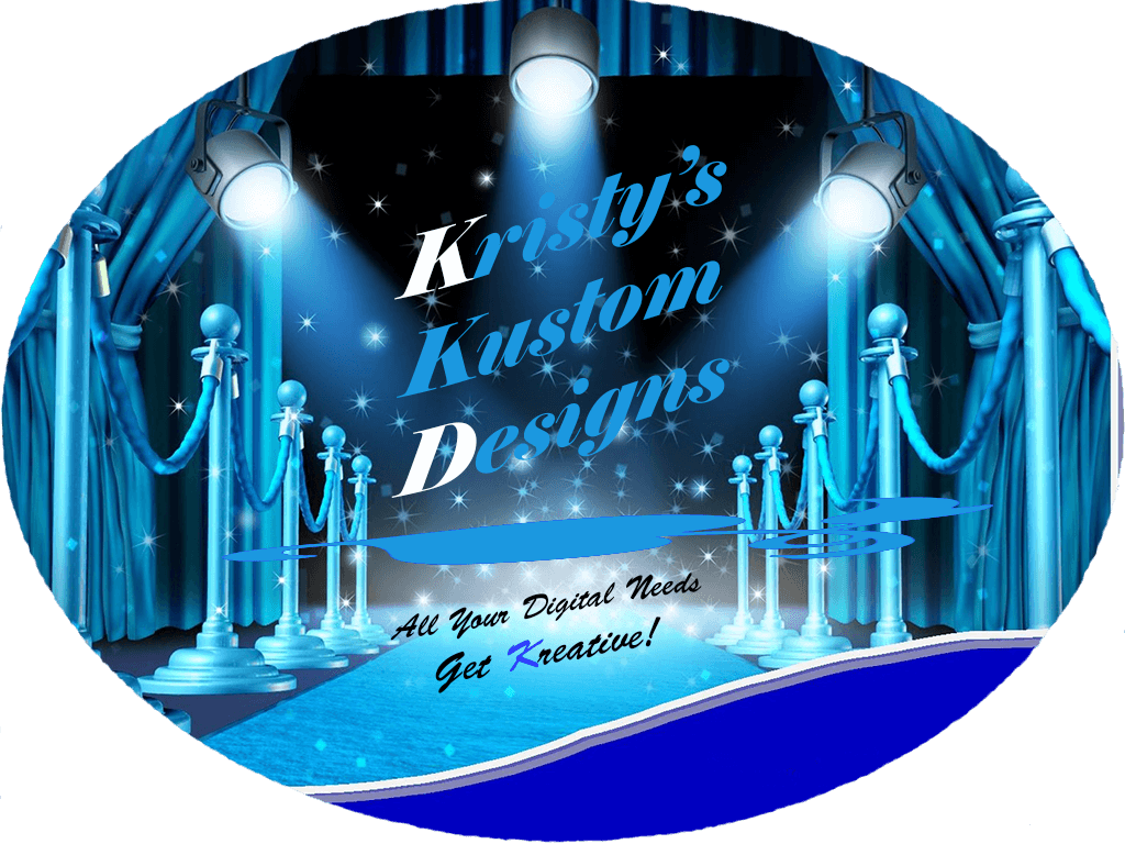 Blue Runway with photo of Kristy Huff