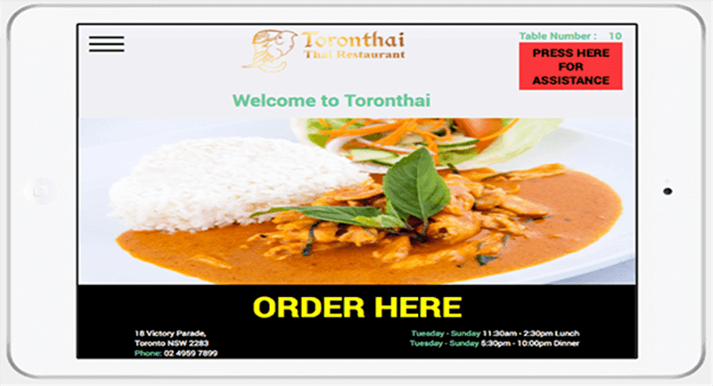 Toronto Thai Home page